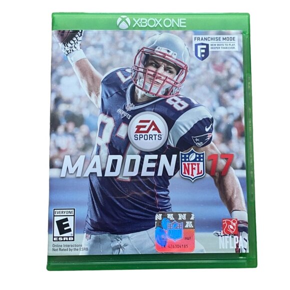 XBox One Madden 17 NFL EA Sports Video Game-Rated E-GUC - Picture 1 of 4